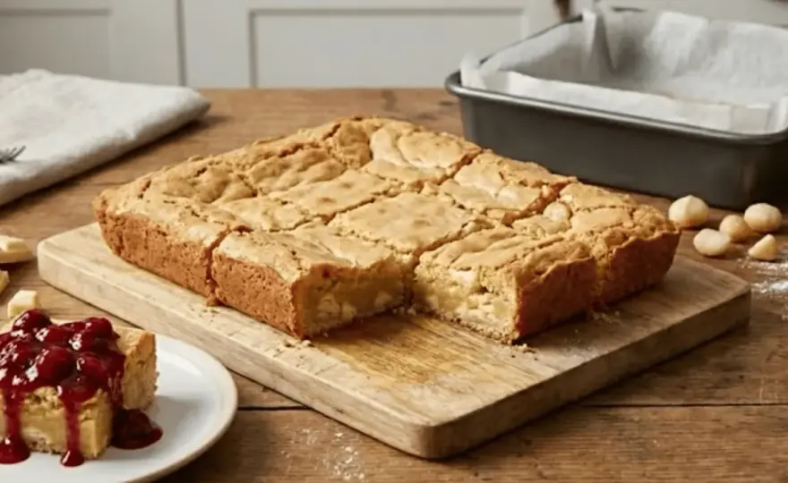 Brownie de chocolate blanco perfecto - Jugoso y no empalagoso