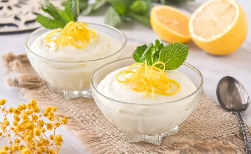 Mousse de limón con leche condensada - Cremosa y perfecta