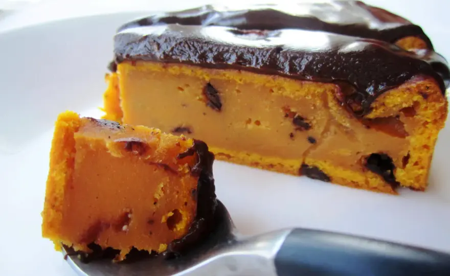 Tarta de calabaza y chocolate - Receta cremosa y sin fallos