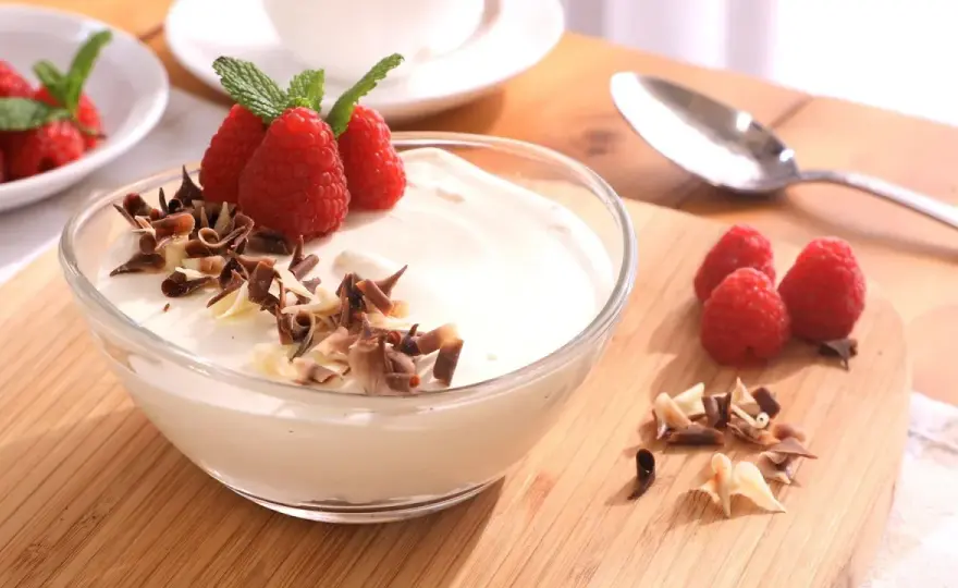 Mousse de chocolate blanco - Ligera, estable y sin empalagar