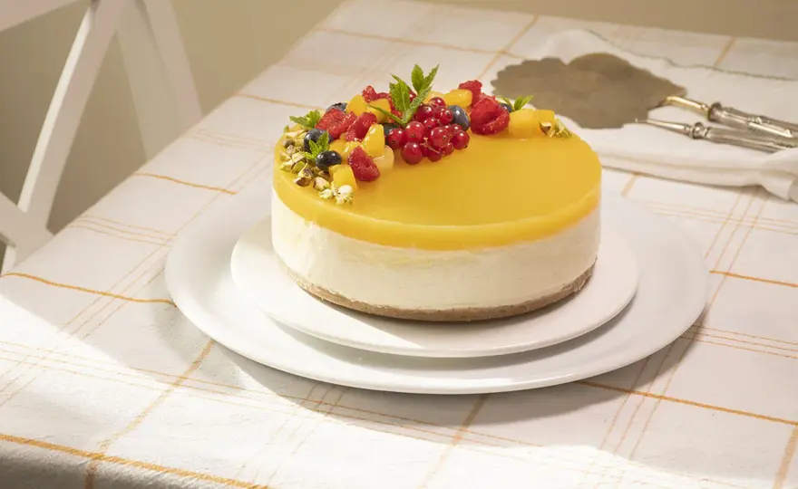 Tarta de Mango y Queso - El Secreto para una Textura Perfecta
