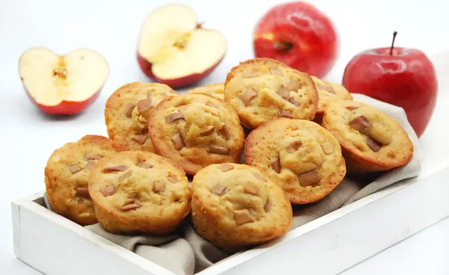 Magdalenas de manzana perfectas - Tiernas, altas y jugosas
