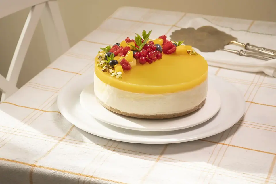 Tarta de Mango y Queso - El Secreto para una Textura Perfecta